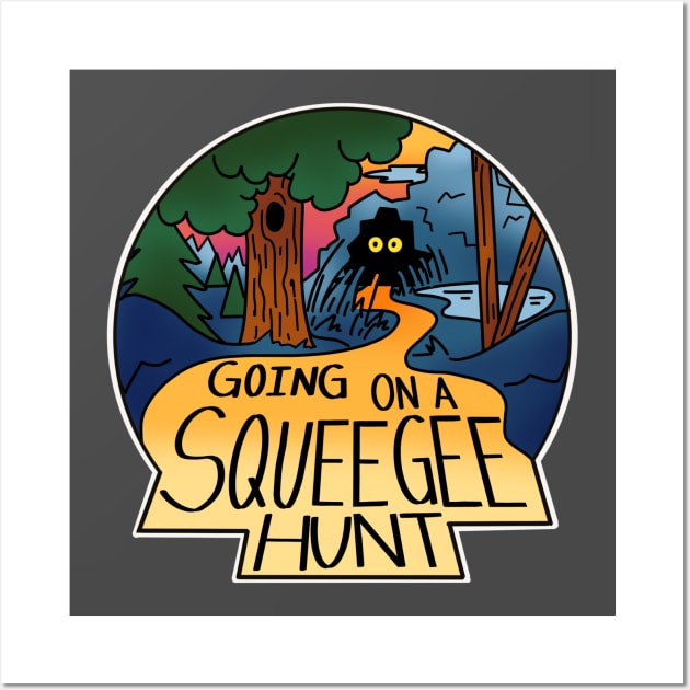 Going on a Squeegee Hunt Wall Art by SummerCampDesigns